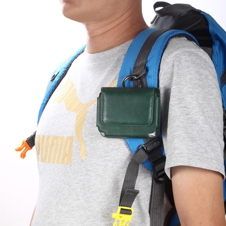 Multi-functional Faux Leather Waist-Hanging Bag For Foldable Phone , Size: 10 x 7.8 x 2.8cm
