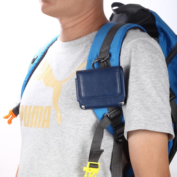 Multi-functional Faux Leather Waist-Hanging Bag For Foldable Phone , Size: 10 x 7.8 x 2.8cm