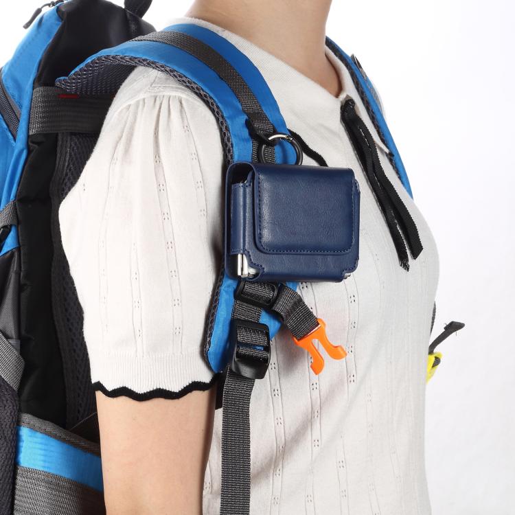 Multi-functional Faux Leather Waist-Hanging Bag For Foldable Phone , Size: 10 x 7.8 x 2.8cm