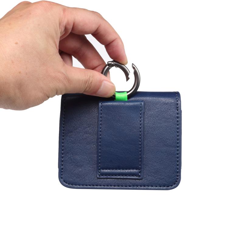 Multi-functional Faux Leather Waist-Hanging Bag For Foldable Phone , Size: 10 x 7.8 x 2.8cm