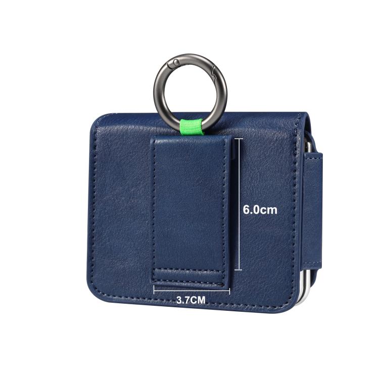 Multi-functional Faux Leather Waist-Hanging Bag For Foldable Phone , Size: 10 x 7.8 x 2.8cm