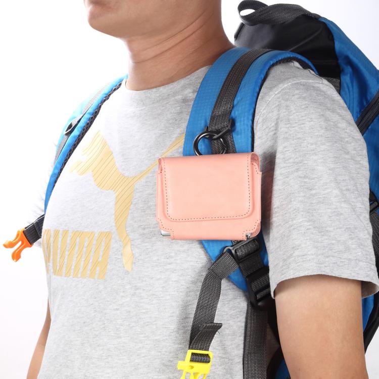 Multi-functional Faux Leather Waist-Hanging Bag For Foldable Phone , Size: 10 x 7.8 x 2.8cm