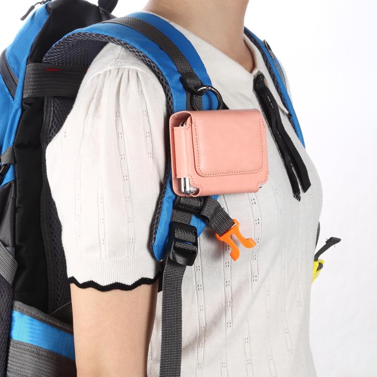 Multi-functional Faux Leather Waist-Hanging Bag For Foldable Phone , Size: 10 x 7.8 x 2.8cm