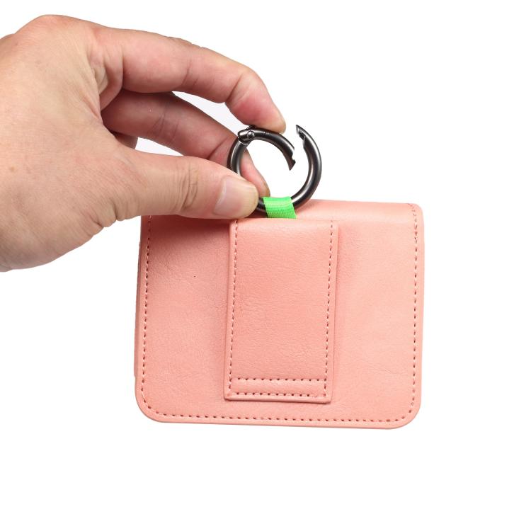 Multi-functional Faux Leather Waist-Hanging Bag For Foldable Phone , Size: 10 x 7.8 x 2.8cm