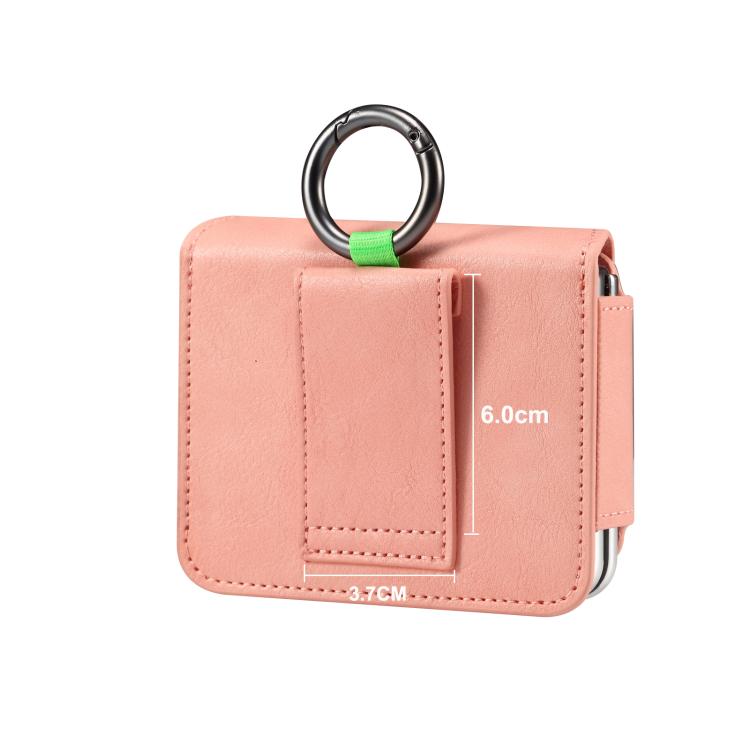 Multi-functional Faux Leather Waist-Hanging Bag For Foldable Phone , Size: 10 x 7.8 x 2.8cm