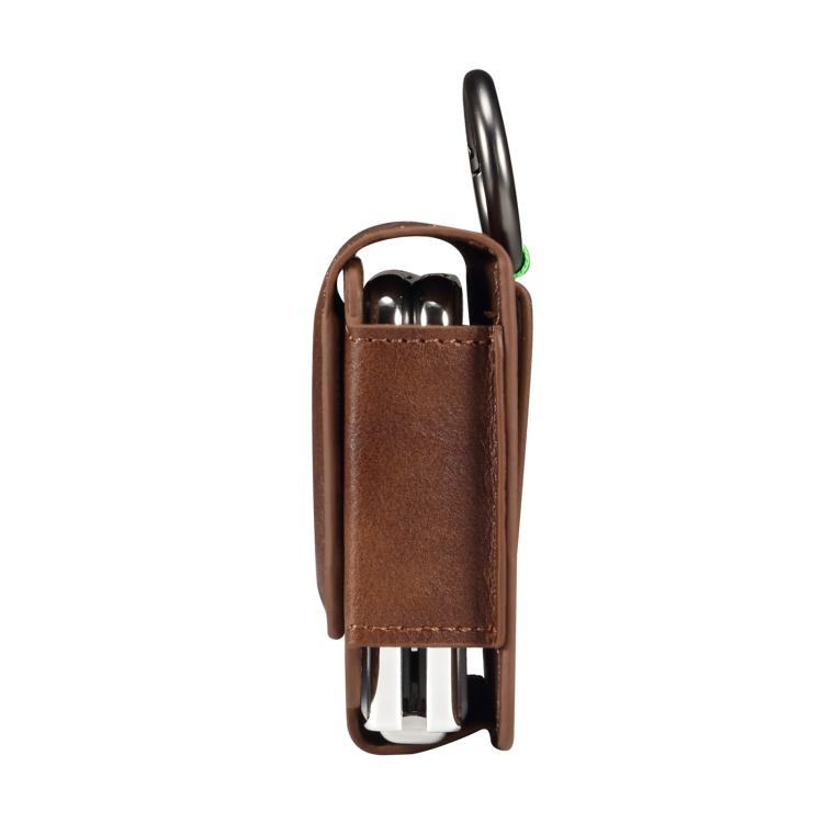 Multi-functional Faux Leather Waist-Hanging Bag For Foldable Phone , Size: 10 x 7.8 x 2.8cm