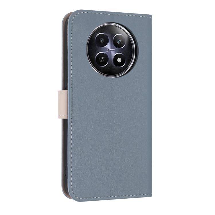 For Realme 13 5G / 12 5G / C65 5G Metal Bow Leather Phone Case with Hand Strap