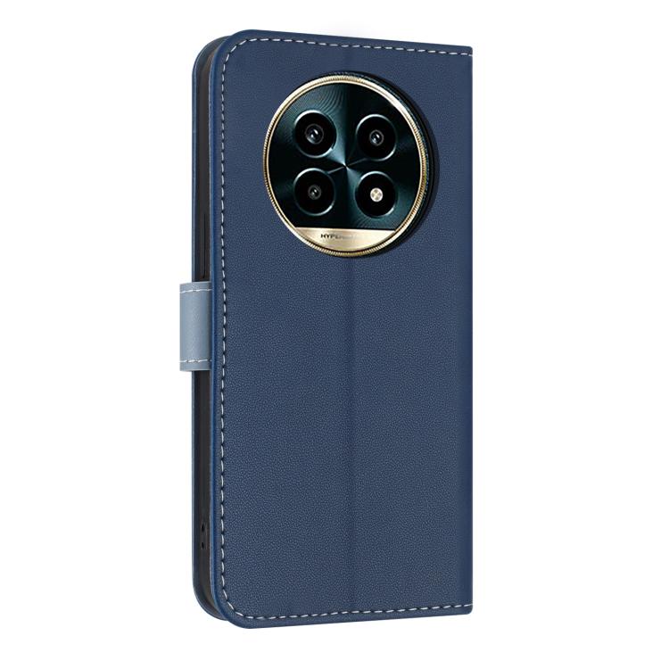For Realme 13 Pro 5G / 13 Pro+ 5G Metal Bow Leather Phone Case with Hand Strap