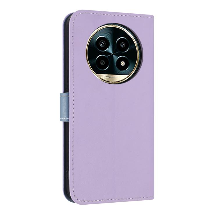 For Realme 13 Pro 5G / 13 Pro+ 5G Metal Bow Leather Phone Case with Hand Strap