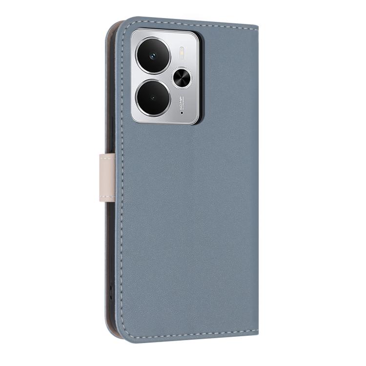 For Realme 14 5G / P3 5G Metal Bow Leather Phone Case with Hand Strap