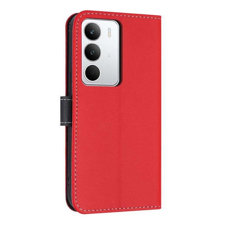 For Realme C71 4G Metal Bow Leather Phone Case with Hand Strap