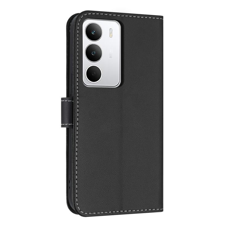 For Realme C71 4G Metal Bow Leather Phone Case with Hand Strap