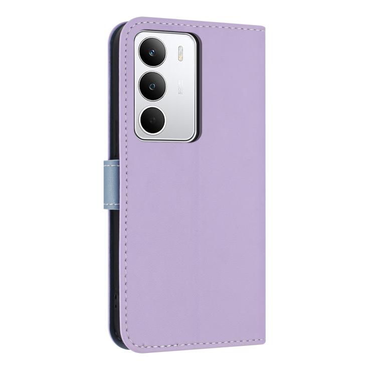For Realme C71 4G Metal Bow Leather Phone Case with Hand Strap