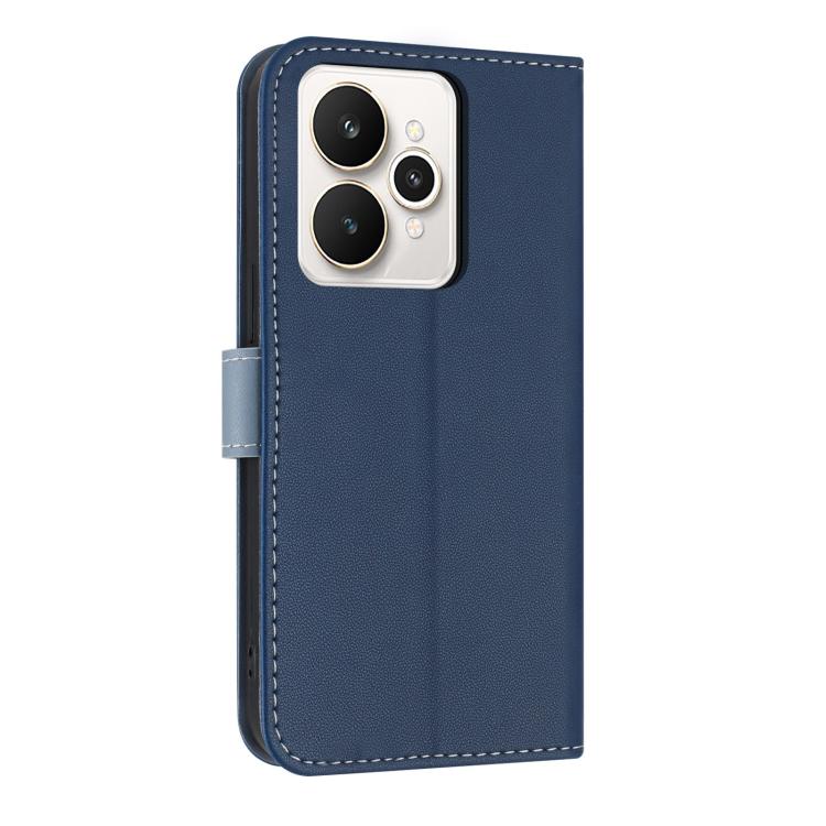 For Realme 15 5G / 15 Pro 5G Metal Bow Leather Phone Case with Hand Strap