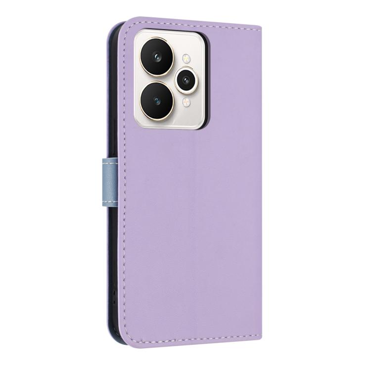 For Realme 15 5G / 15 Pro 5G Metal Bow Leather Phone Case with Hand Strap