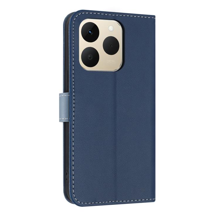 For Realme 15T 5G Metal Bow Leather Phone Case with Hand Strap