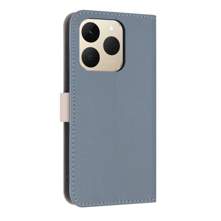 For Realme 15T 5G Metal Bow Leather Phone Case with Hand Strap