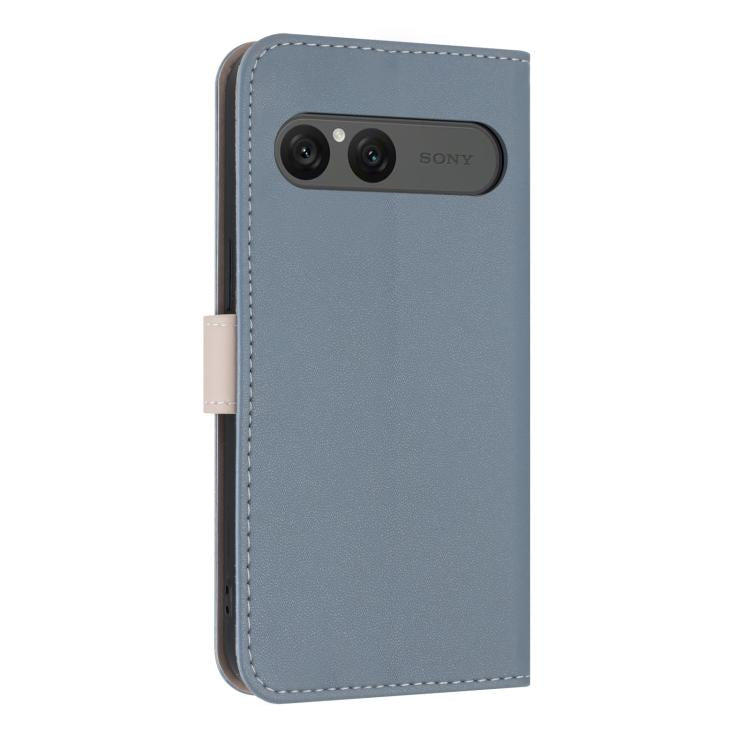For Sony Xperia 10 VII Metal Bow Leather Phone Case with Hand Strap