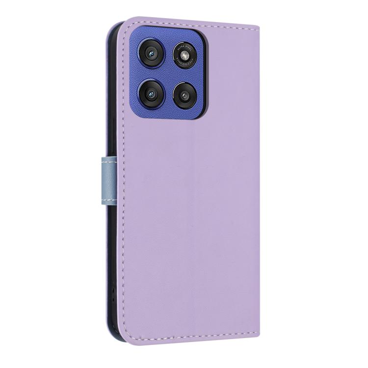 For Motorola Moto G Stylus 5G 2025 Metal Bow Leather Phone Case with Hand Strap