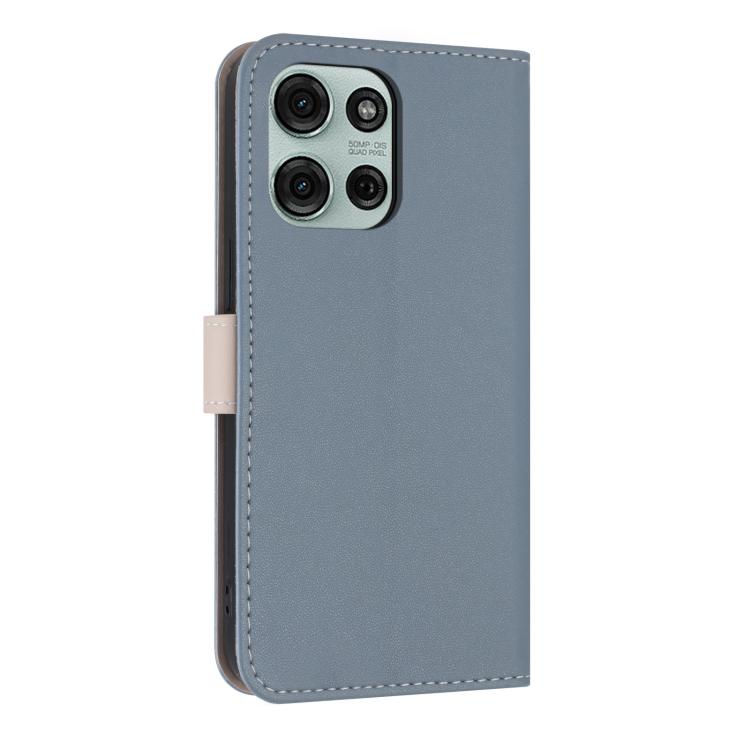 For Motorola Moto G75 5G Metal Bow Leather Phone Case with Hand Strap