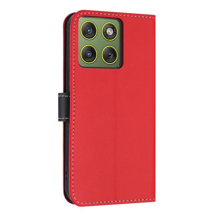 For Motorola Edge 70 5G Metal Bow Leather Phone Case with Hand Strap