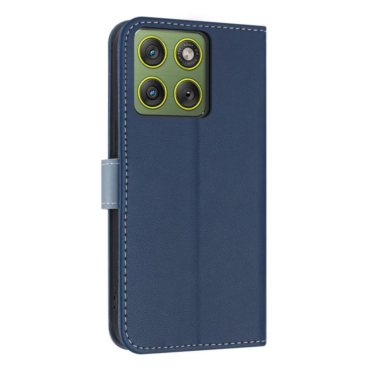 For Motorola Edge 70 5G Metal Bow Leather Phone Case with Hand Strap