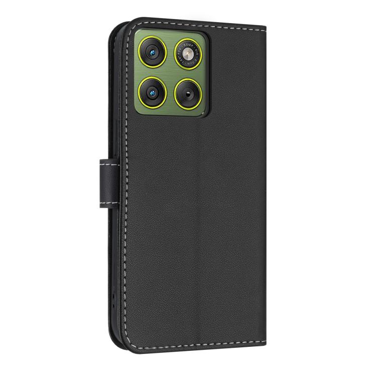 For Motorola Edge 70 5G Metal Bow Leather Phone Case with Hand Strap
