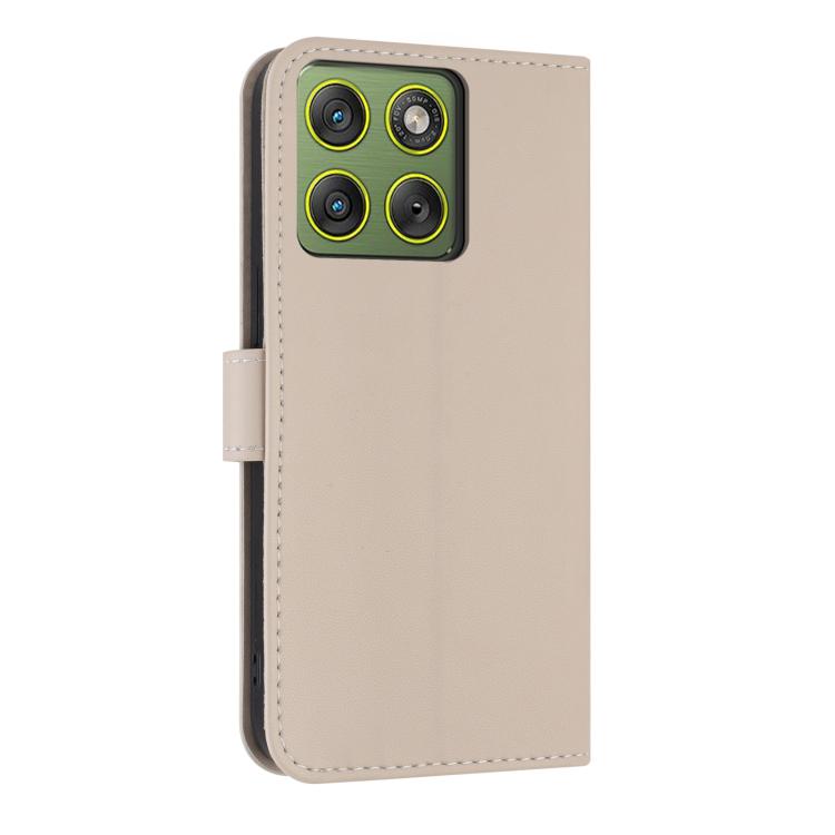 For Motorola Edge 70 5G Metal Bow Leather Phone Case with Hand Strap