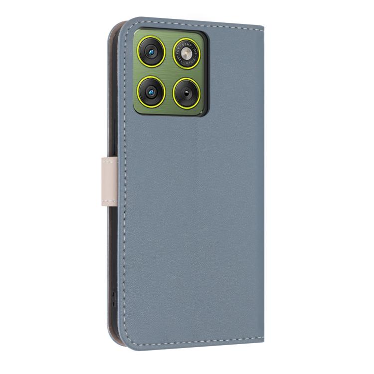 For Motorola Edge 70 5G Metal Bow Leather Phone Case with Hand Strap