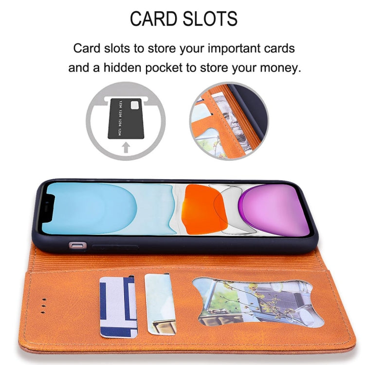For Samsung Galaxy A10e Business Stitching Horizontal Flip Leather Case with Double Folding & Bracket & Card Slots & Photo Frame & Wallet