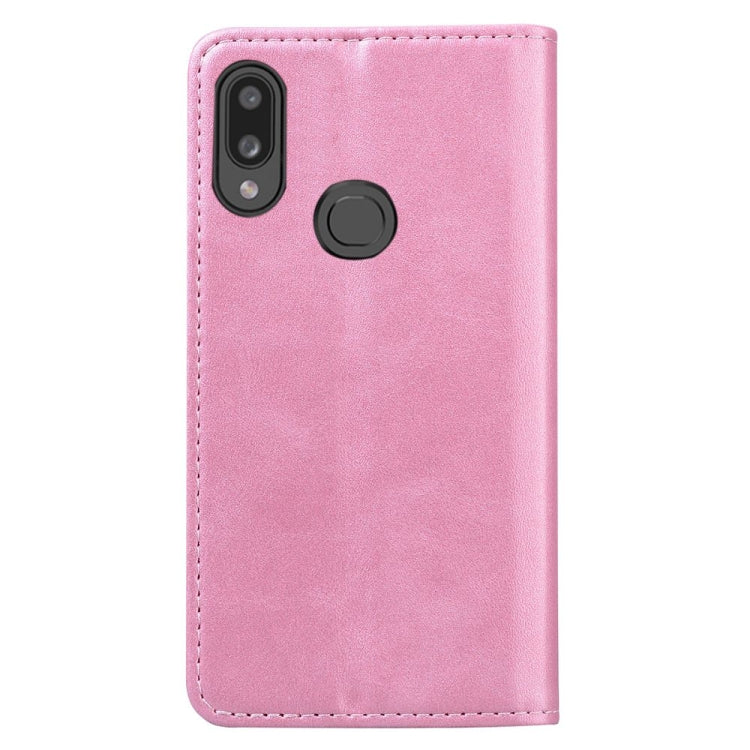 For Samsung Galaxy A10s Business Stitching Horizontal Flip Leather Case with Double Folding & Bracket & Card Slots & Photo Frame & Wallet