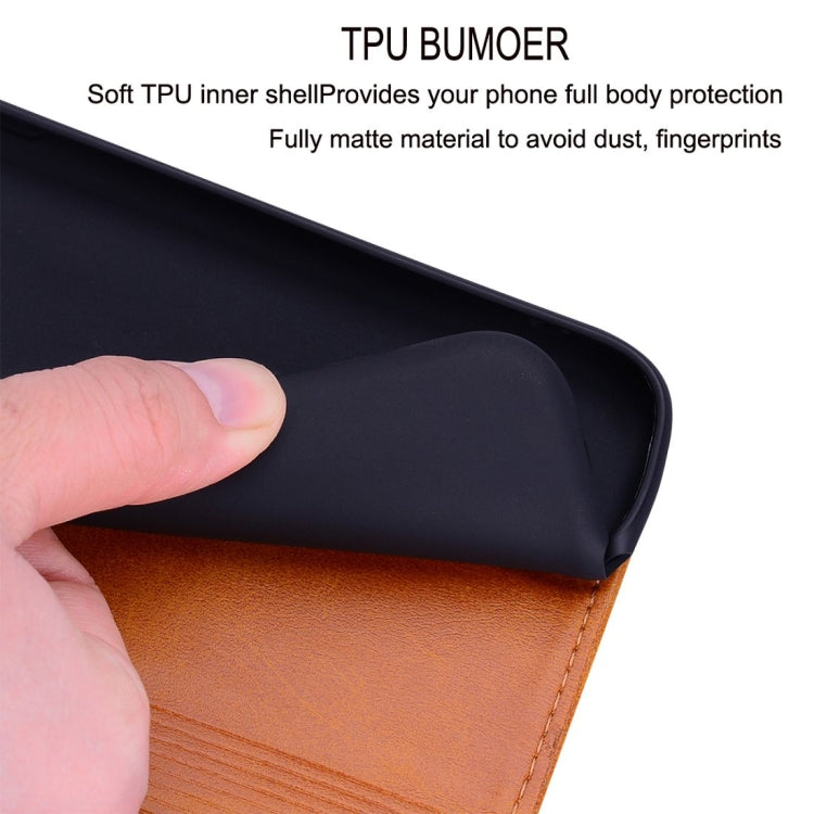 For Samsung Galaxy A11 / M11 Business Stitching Horizontal Flip Leather Case with Double Folding & Bracket & Card Slots & Photo Frame & Wallet