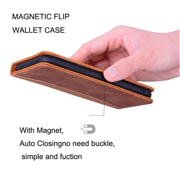 For Samsung Galaxy A40 Business Stitching Horizontal Flip Leather Case with Double Folding & Bracket & Card Slots & Photo Frame & Wallet