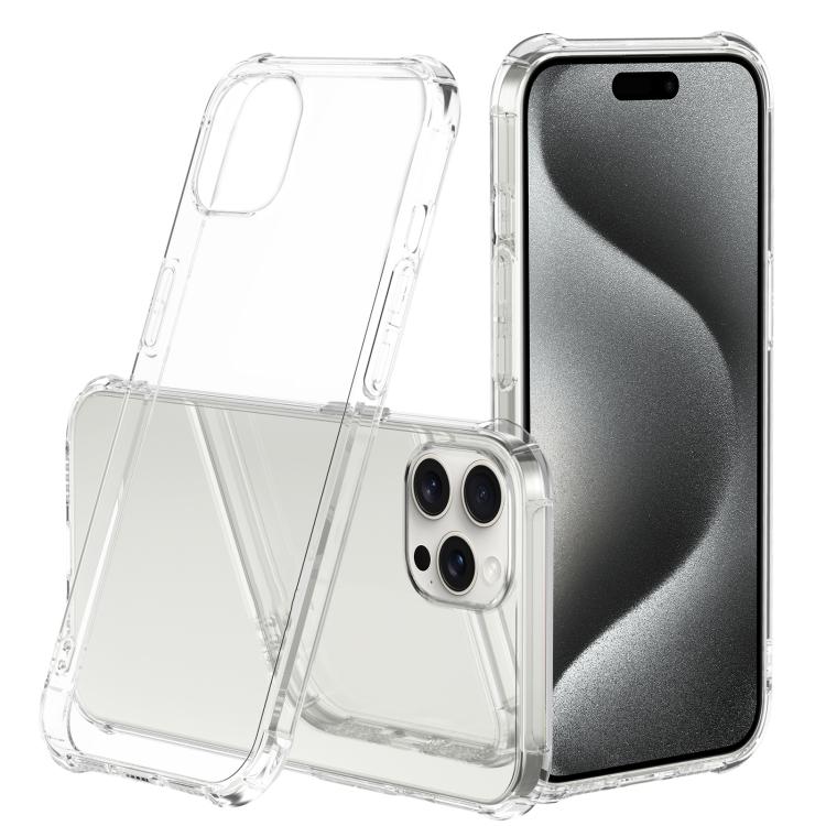 For iPhone 15 Pro Max Rhino Shield Series TPU Shockproof Phone Case - Transparent