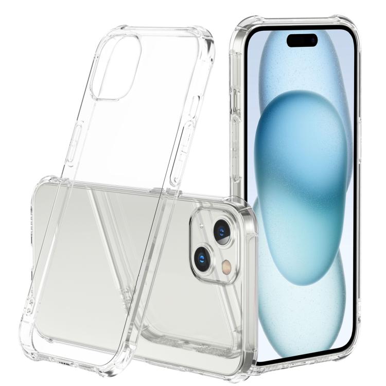 For iPhone 15 Rhino Shield Series TPU Shockproof Phone Case - Transparent