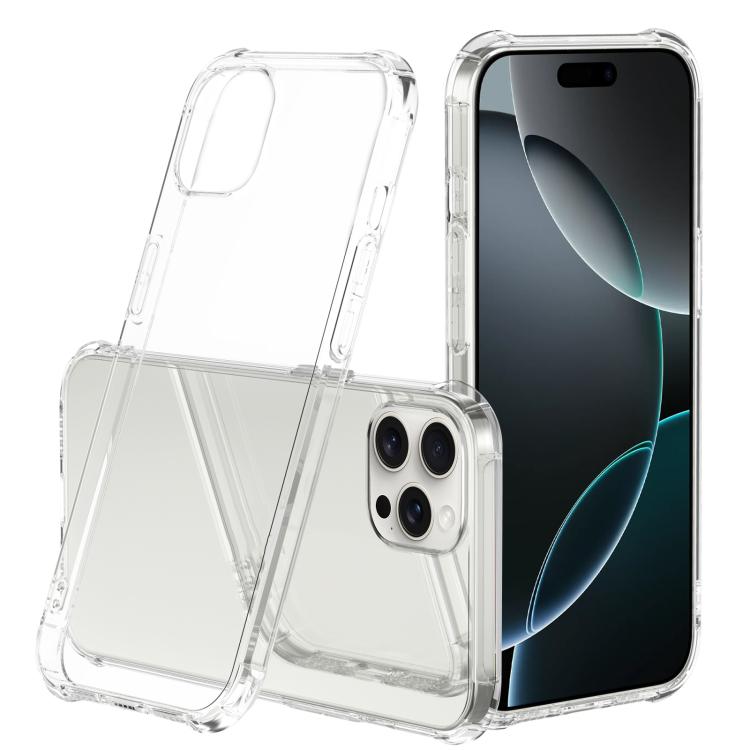 For iPhone 16 Pro Max Rhino Shield Series TPU Shockproof Phone Case - Transparent