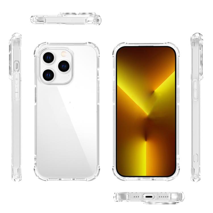 For iPhone 15 Pro Max Rhino Shield Series TPU Shockproof Phone Case - Transparent