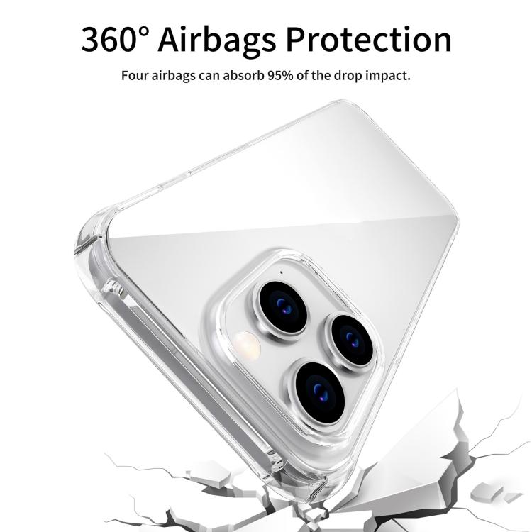 For iPhone 15 Pro Max Rhino Shield Series TPU Shockproof Phone Case - Transparent
