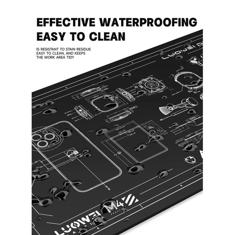 LUOWEI LW-M4 15.6-inch High-Temperature Resistant Insulation Silicone Repair Pad