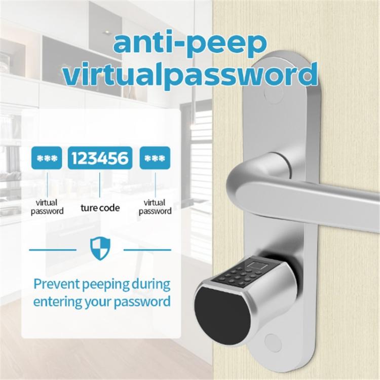 40+40mm Office Home Fingerprint Password Smart Lock Cylinder