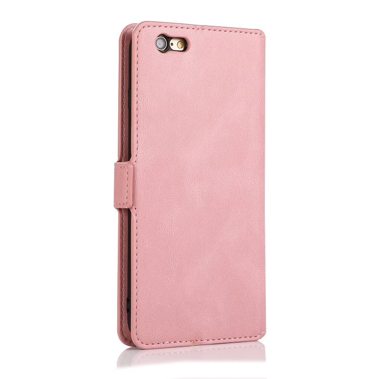 For iPhone 6 Plus Retro Magnetic Closing Clasp Horizontal Flip Leather Case with Holder & Card Slots & Photo Frame & Wallet
