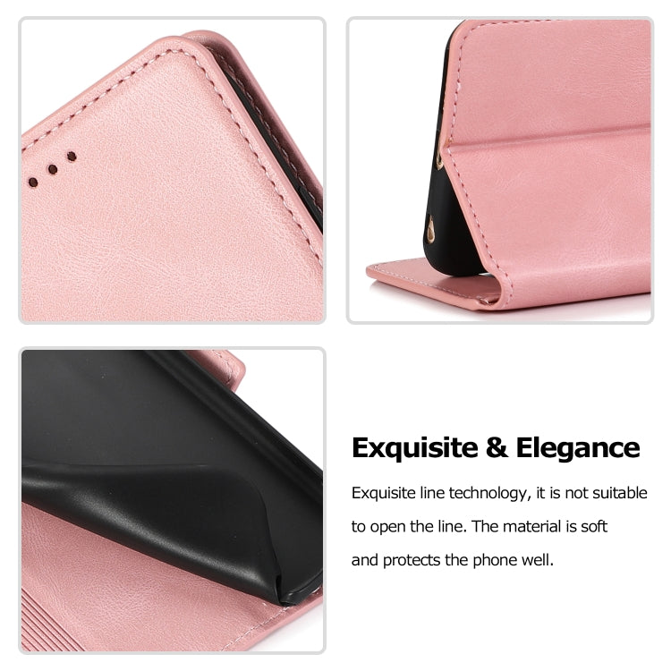 For iPhone 6 Plus Retro Magnetic Closing Clasp Horizontal Flip Leather Case with Holder & Card Slots & Photo Frame & Wallet