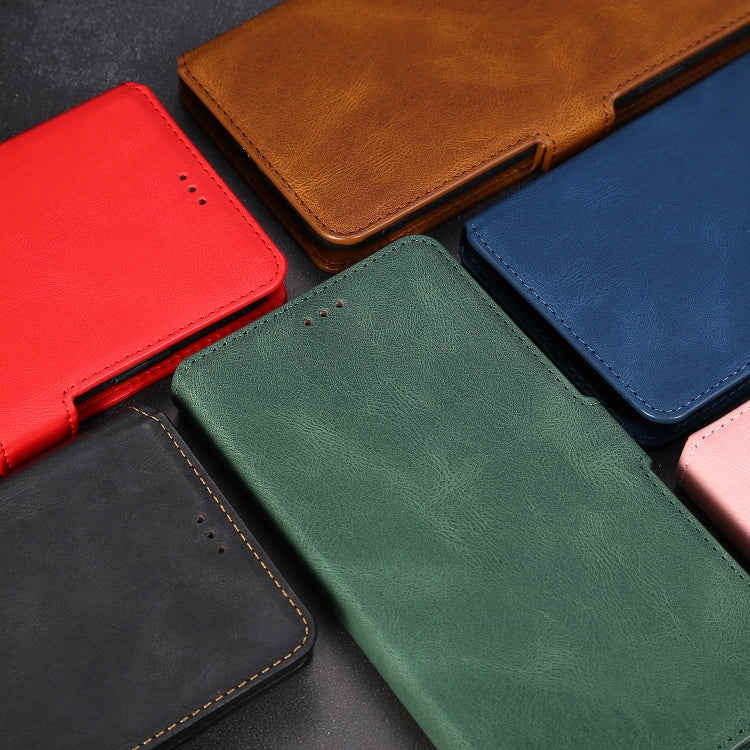 For iPhone 6 Plus Retro Magnetic Closing Clasp Horizontal Flip Leather Case with Holder & Card Slots & Photo Frame & Wallet