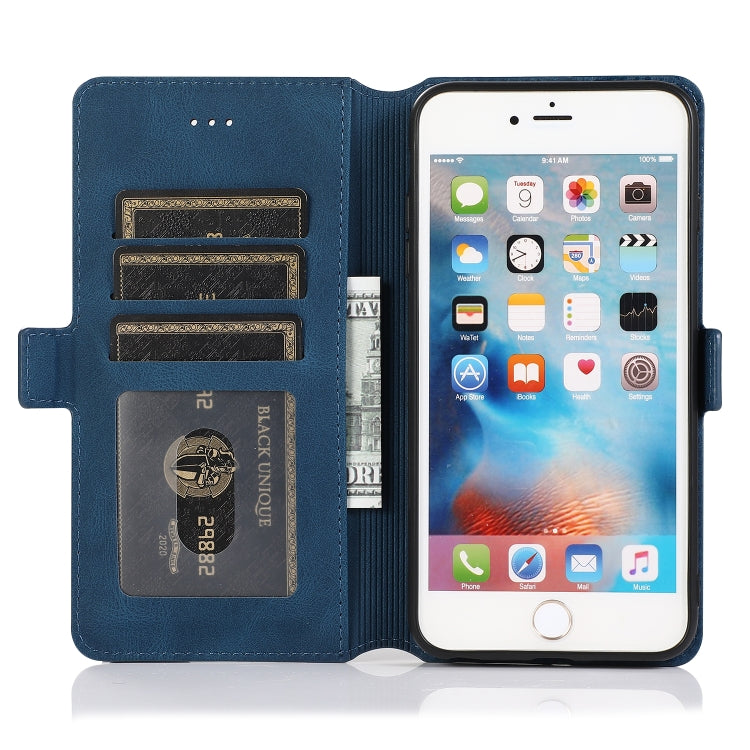 For iPhone 6 Plus Retro Magnetic Closing Clasp Horizontal Flip Leather Case with Holder & Card Slots & Photo Frame & Wallet