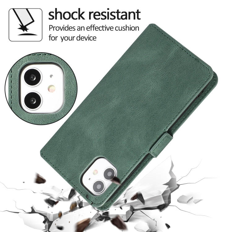 For iPhone 11 Retro Magnetic Closing Clasp Horizontal Flip Leather Case with Holder & Card Slots & Photo Frame & Wallet