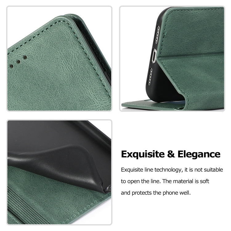For iPhone 11 Retro Magnetic Closing Clasp Horizontal Flip Leather Case with Holder & Card Slots & Photo Frame & Wallet