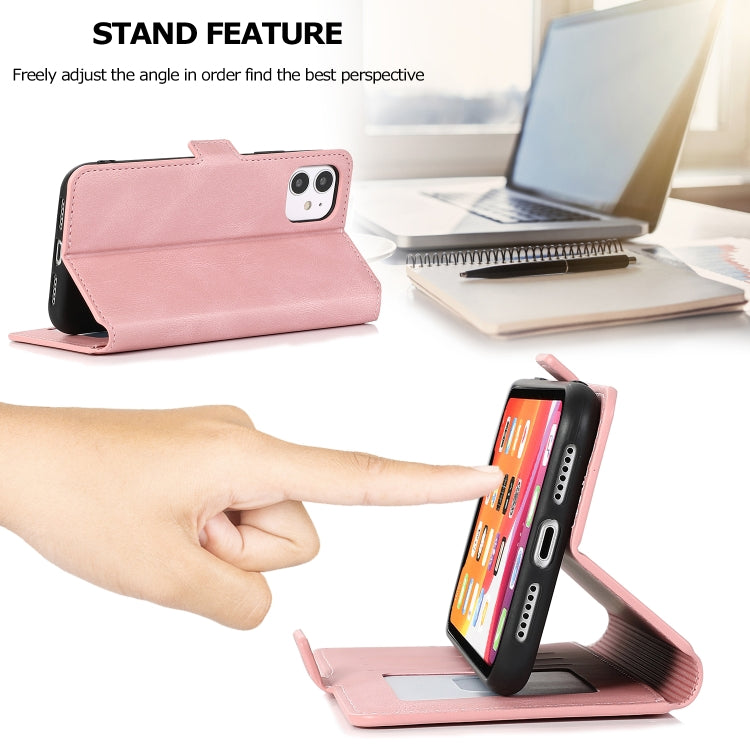 For iPhone 11 Retro Magnetic Closing Clasp Horizontal Flip Leather Case with Holder & Card Slots & Photo Frame & Wallet