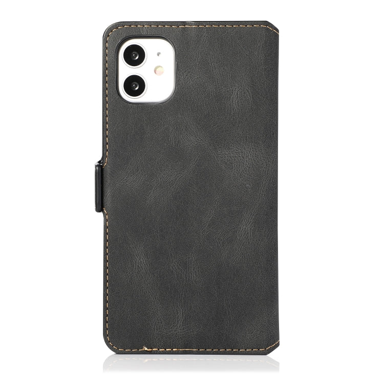 For iPhone 11 Retro Magnetic Closing Clasp Horizontal Flip Leather Case with Holder & Card Slots & Photo Frame & Wallet