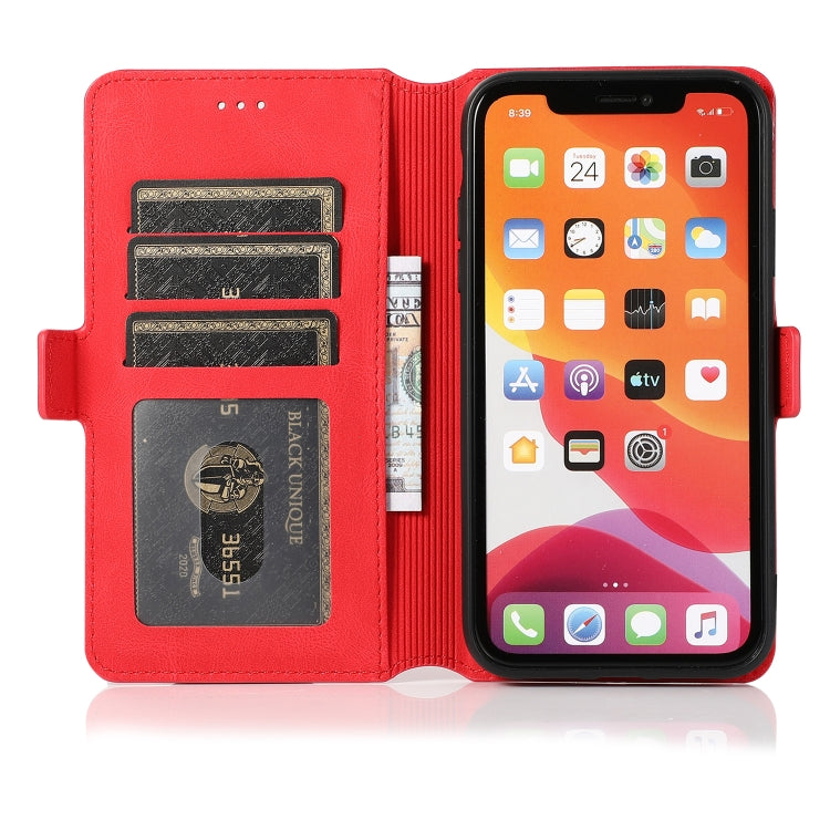 For iPhone 11 Retro Magnetic Closing Clasp Horizontal Flip Leather Case with Holder & Card Slots & Photo Frame & Wallet