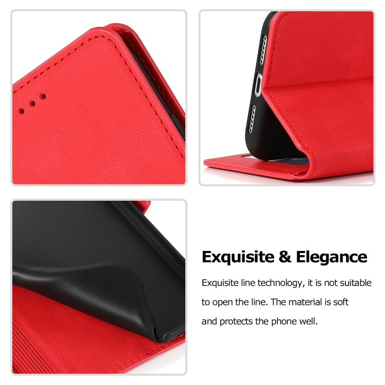 For iPhone 11 Retro Magnetic Closing Clasp Horizontal Flip Leather Case with Holder & Card Slots & Photo Frame & Wallet